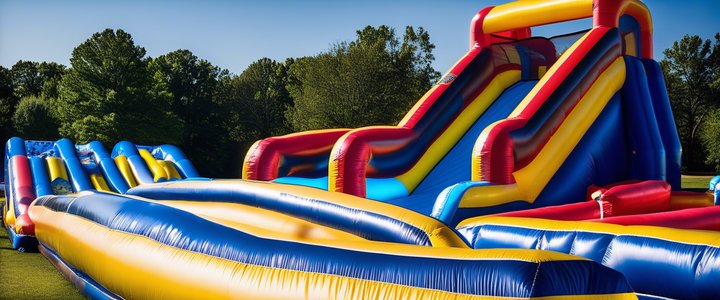 Stock photo related to Bounce Above Inflatables Expands Water Slide Rentals In Madison, MS